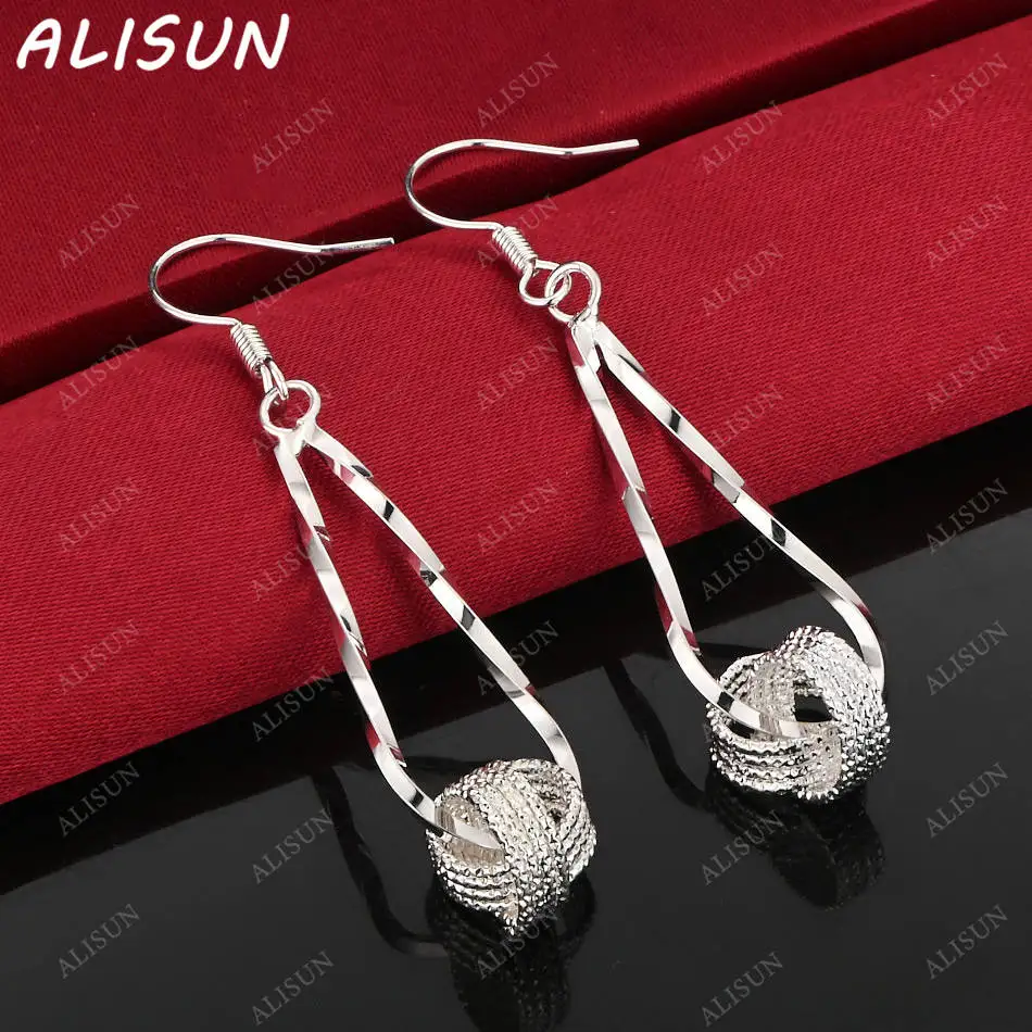 

ALISUN 925 Sterling Silver Design Earrings Drop Earrings Charm Trend Birthday Gifts Fashion Party Fine Jewelry