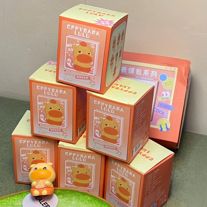

New Cute Capybara Lulu Blind Box Super Cute Fashion Decor Desktop Ornament Doll Office Buddy Hot Style High Value Christmas Gift