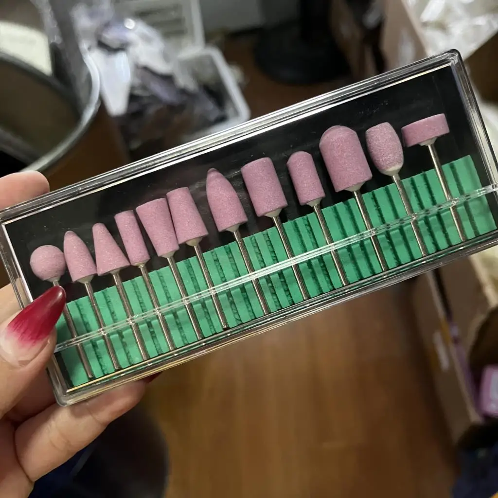 30/12/6pcs เพชรเจาะเล็บ Bits ชุด 3/32 ''เครื่องตัดโรตารี่ Burr ทําความสะอาดไฟล์สําหรับเล็บไฟฟ้าอุปกรณ์เสริม *