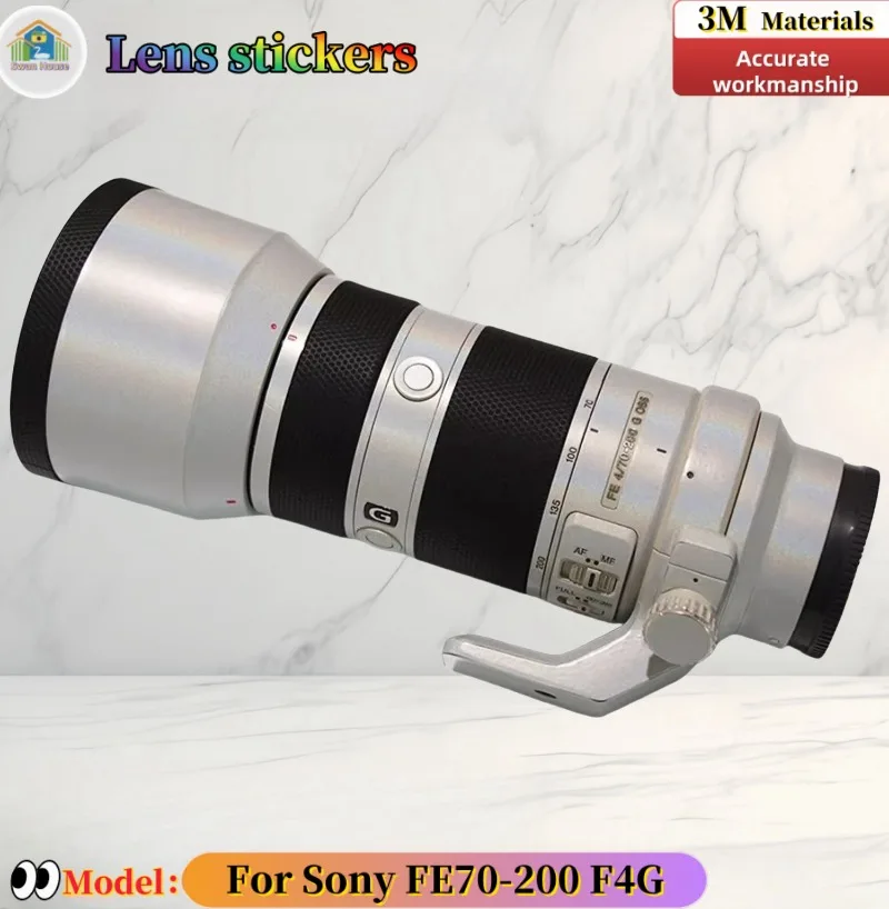 

FE70200 For Sony FE70-200 F4G Camera lens sticker, DIY skin, Precision tailoring wear-resistant protective film