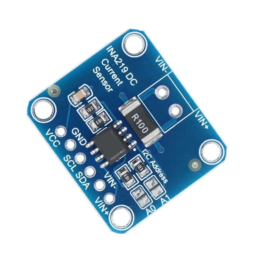 for Power Monitor INA219 Sensor Blue Efficient Use Of Board Space Embedded System Friendly I2C Interface Zero-drift Technology