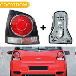리어 범퍼 테일 라이트 안개등 VW POLO 9N 9N3 해치백 2005 2006 2007 2008 2009 2010 브레이크 스톱 램프 라이트 전구 없음, 폭스바겐 폴로 9N 9N3 해치백 후방 범퍼 테일 라이트 안개 라이트