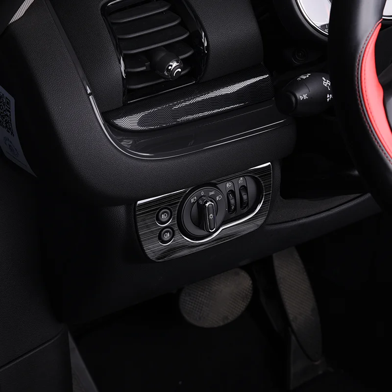 

For MINI Cooper F54 Clubman Modified Interior Decorative Accessories Car Headlamp Switch Adjustment Paste Sticker