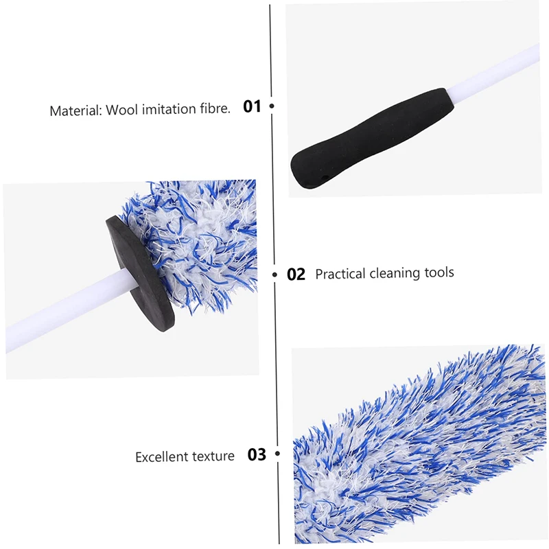 자동차 휠 브러시, 초미세 섬유 휠 브러시 청소 도구, 자동차 타이어 휠 림, 머드 가드 엔진 청소 브러시
