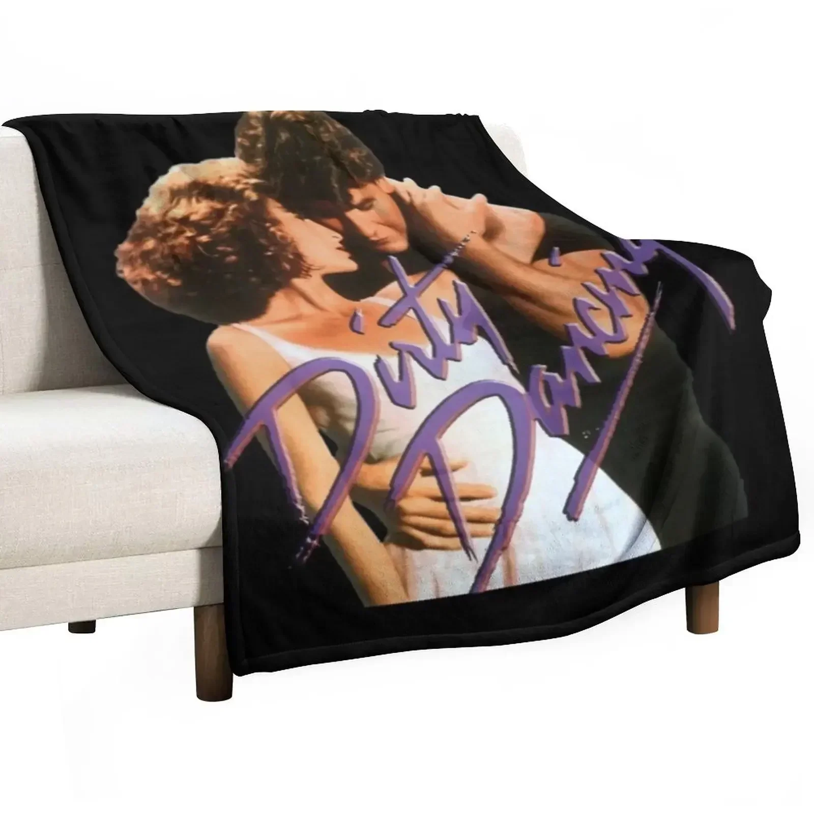 Dirty Dancing Throw Blanket Camping christmas gifts Thermal Flannel Fabric Hairy Extra Large Throw Blankets