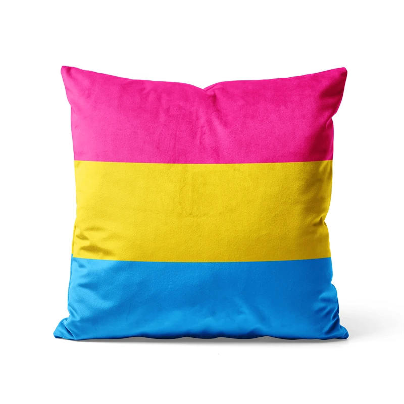 

Gaslight Gatekeep Girlboss Pansexual Pride Flag Rainbow LGBT Throw Pillow Covers Cushion Cases Pillowcases for Sofa 45cm x 45cm