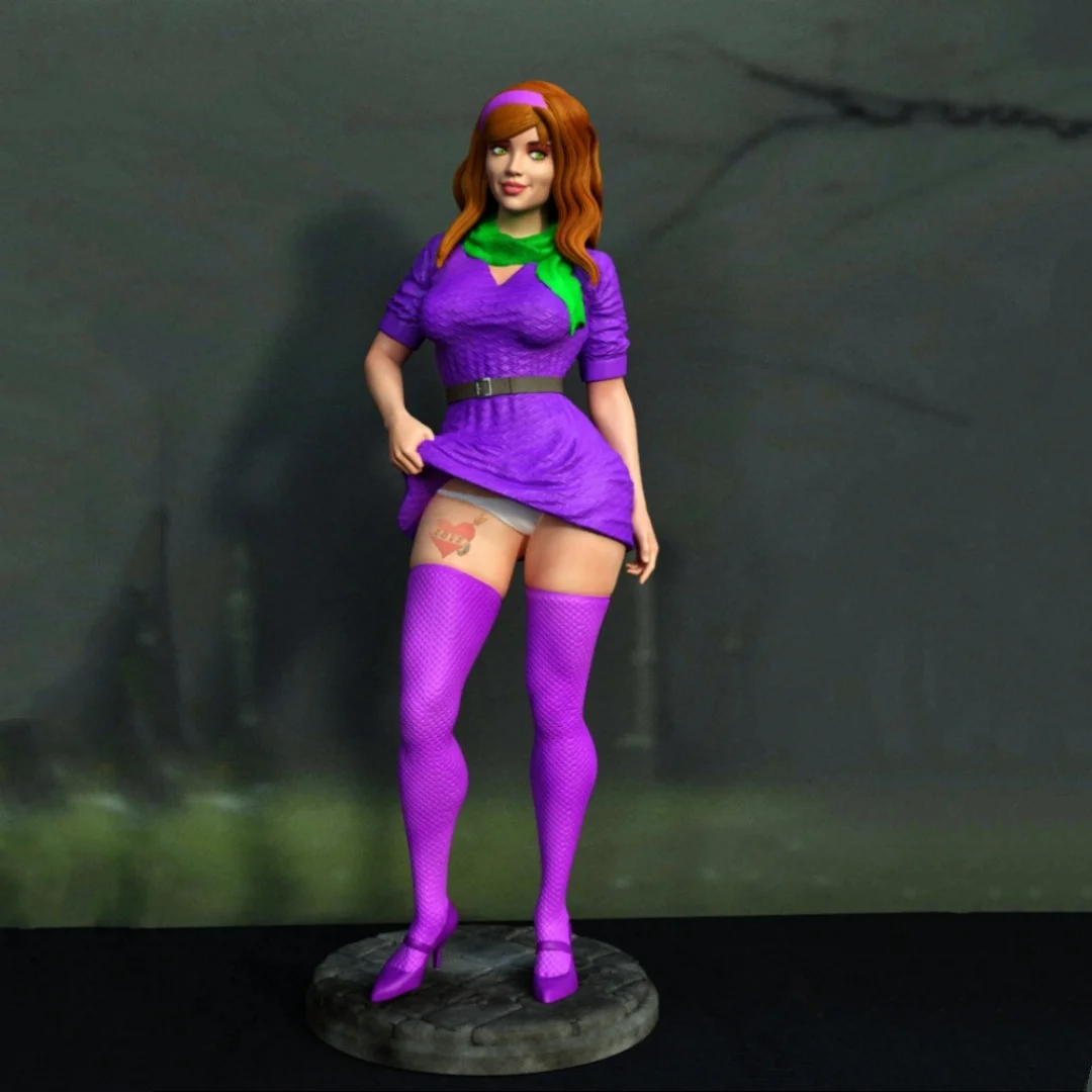 

1/24 Scale Resin Figure Daphne Nsfw Model Kit Unassembled and Unpainted 3D printing DIY toy 1021