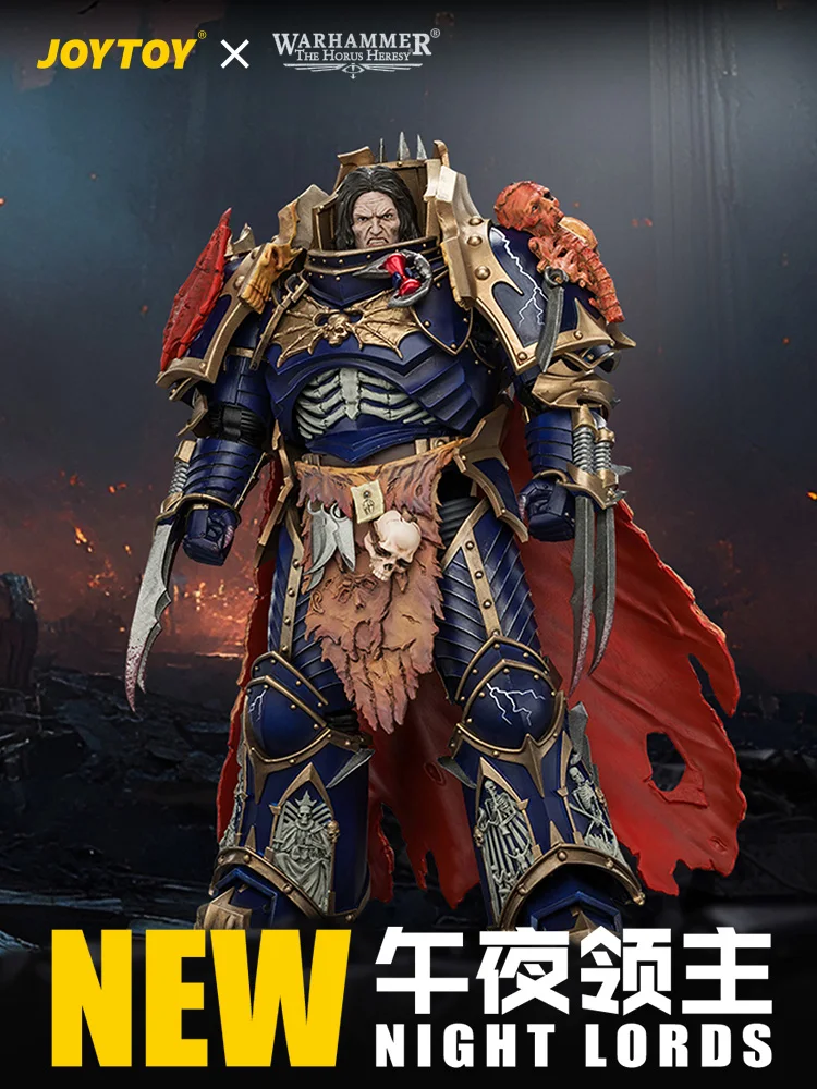 JOYTOY Warhammer "The Horus Heresy" 1/18 Actionfiguren Night Lords Konrad Curze Primarch der Night Lords Legion