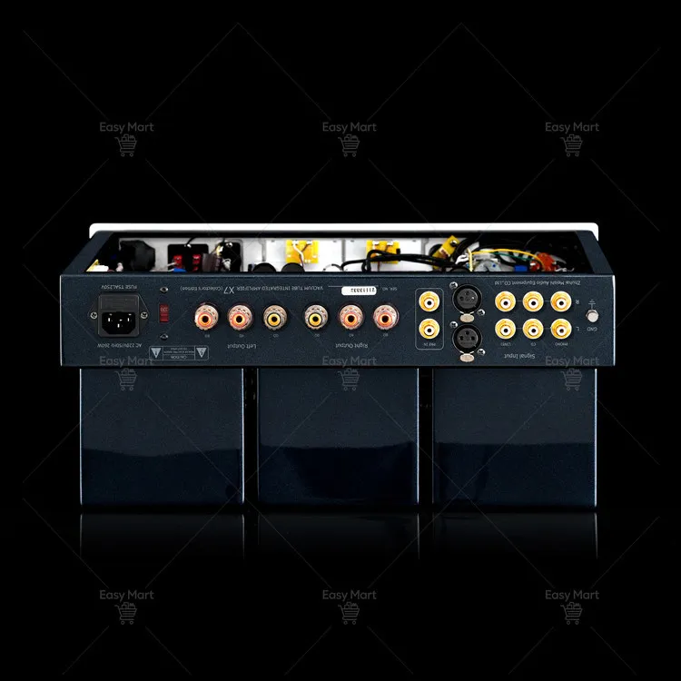 2025 Hot-sell X7 Tubular Power Amplifier with Remote Tuning Function,delayed and Balanced Tusing 12AX7 * 1.12AU7 * 2.