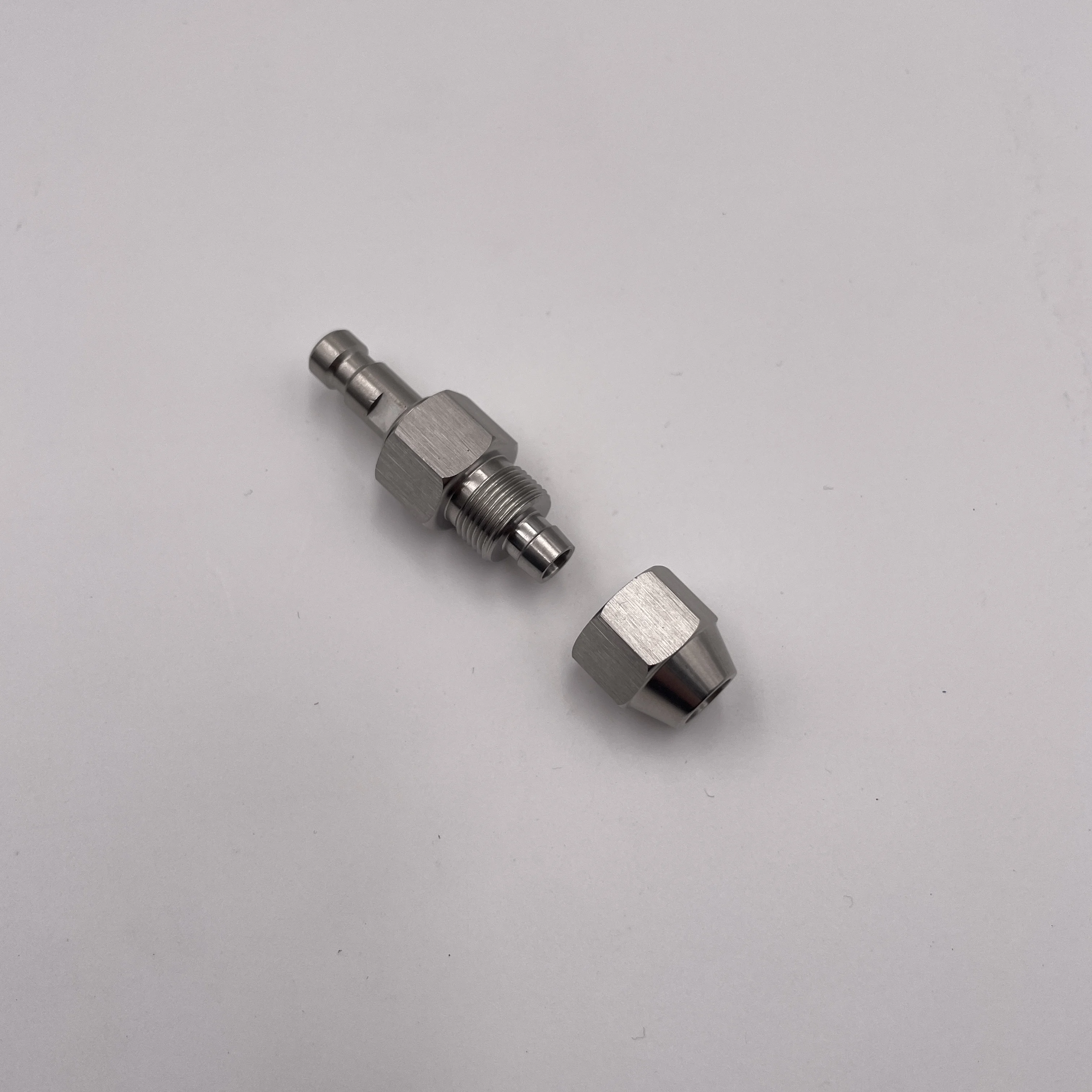 Laser Welding Wire Feed Tube Gas Path Connector Quick Air Connect Fitting for Wire Feed Nozzle&Welding Tube (Welding Accessory)