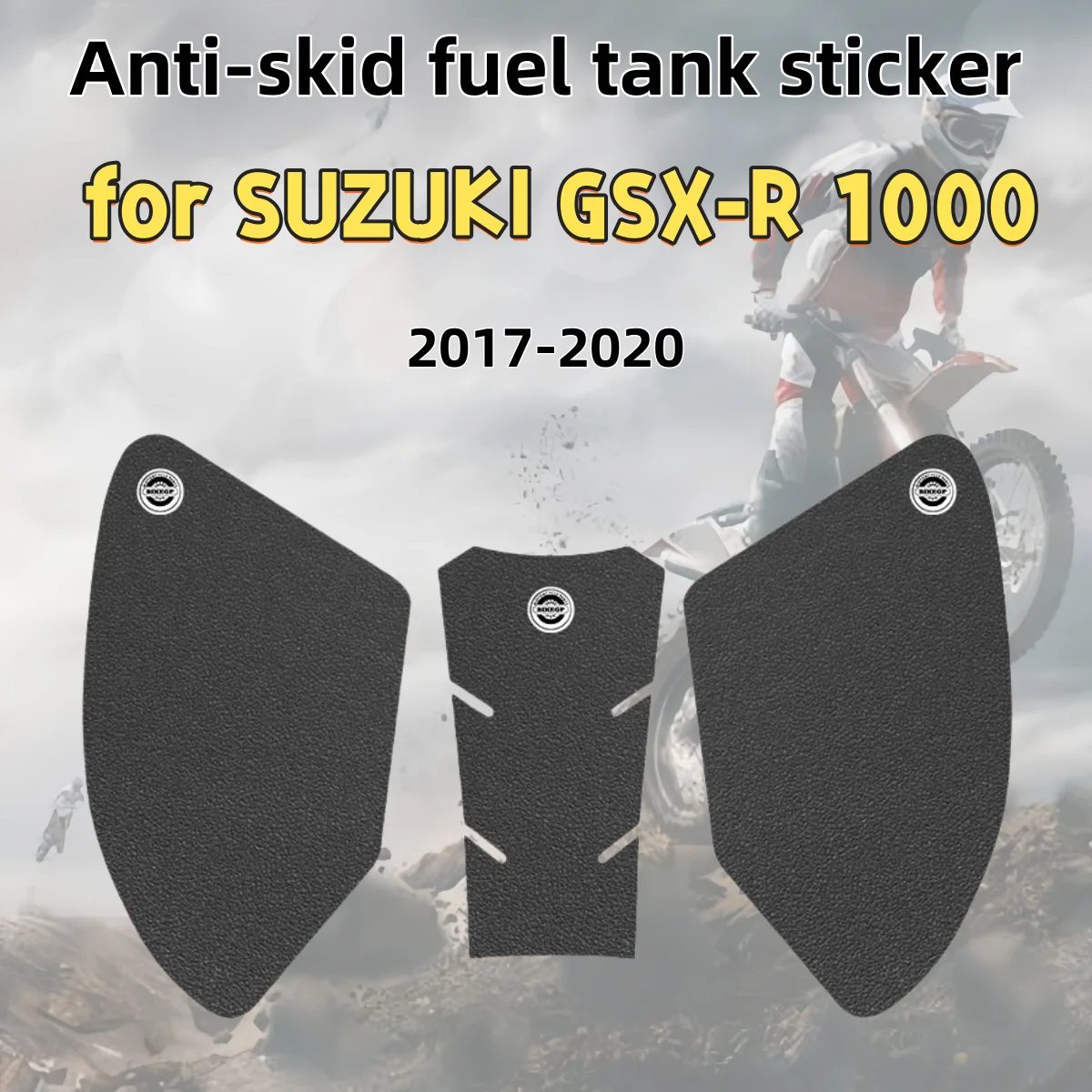 

for SUZUKI GSX-R 1000 2017-2020 motorcycle fuel tank sticker body fishbone sticker wear-resistant