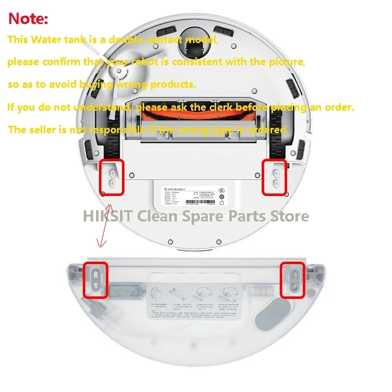 Compatible for Xiaomi 2 Lite / 2 Pro / MJST1S MJST1SHW Vacuum Mop Accessories Water Tank Mop Cloth Parts Vacuum Cleaner Accessor