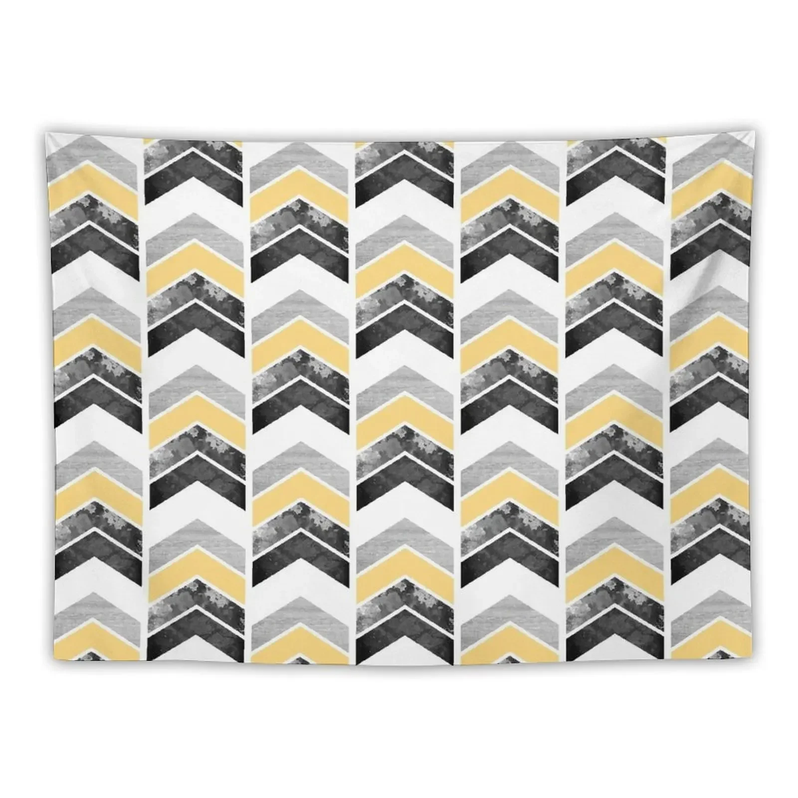 Scandi Yellow, Black and Gray Tapestry Japanese Room Decor Carpet Wall Home Decoration Room Decorations Aesthetics Tapestry