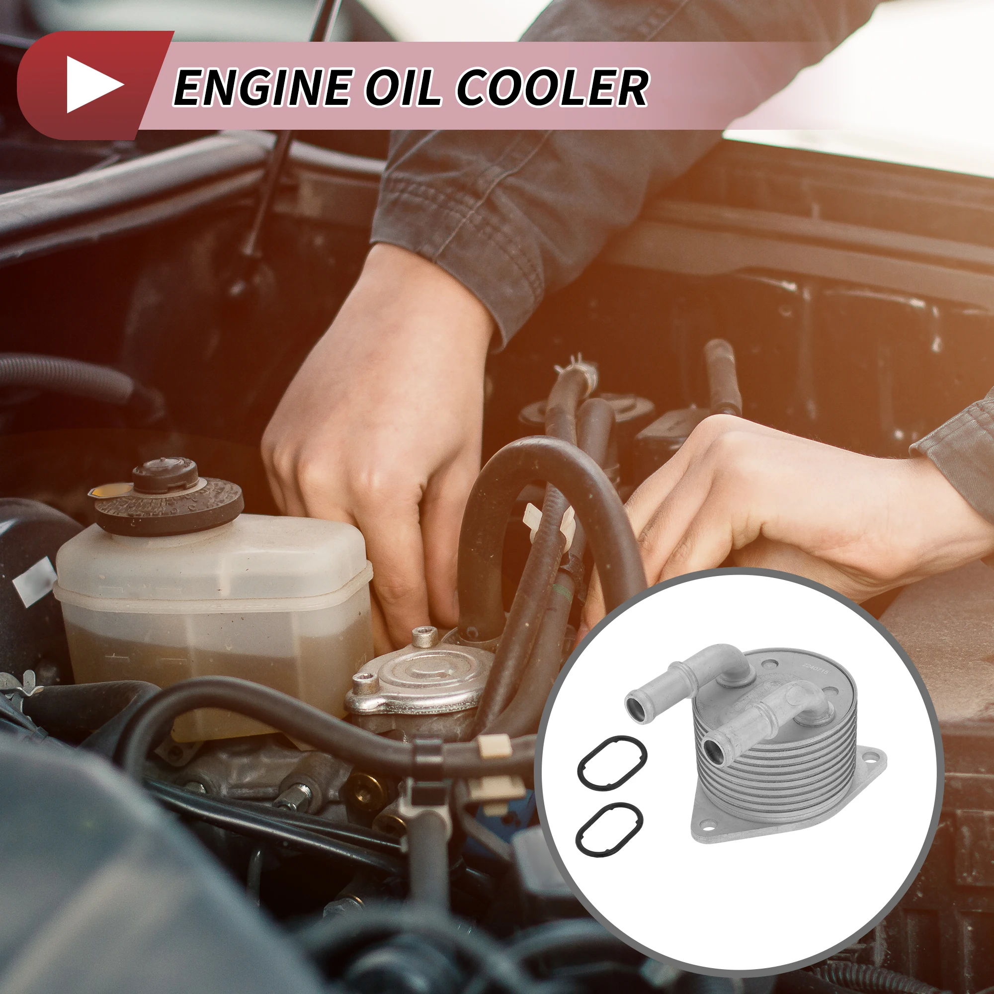 

Масляный радиатор двигателя UXCELL для Peugeot 3008 208 No 9807979380, транс-охладитель, 1 шт.