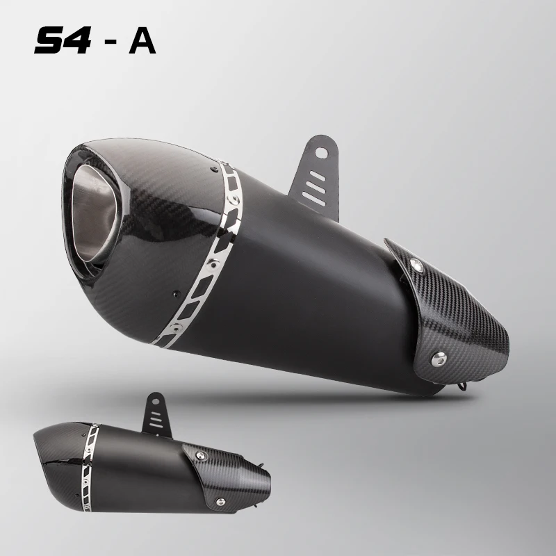 51mm Motorcycle Exhaust pipe Modified Muffler With db killer For R7 Z400 XJ6 MT07 Z1000 CBR600RR TNT600 FZ8 Alpha