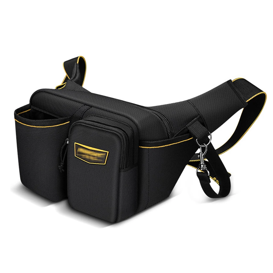 

Сумка для инструментов из ткани Оксфорд, сумка-органайзер для инструментов, сумка-органайзер для электриков, поясная сумка с карманами на молнии, фиксированная поясная ловушка WH025