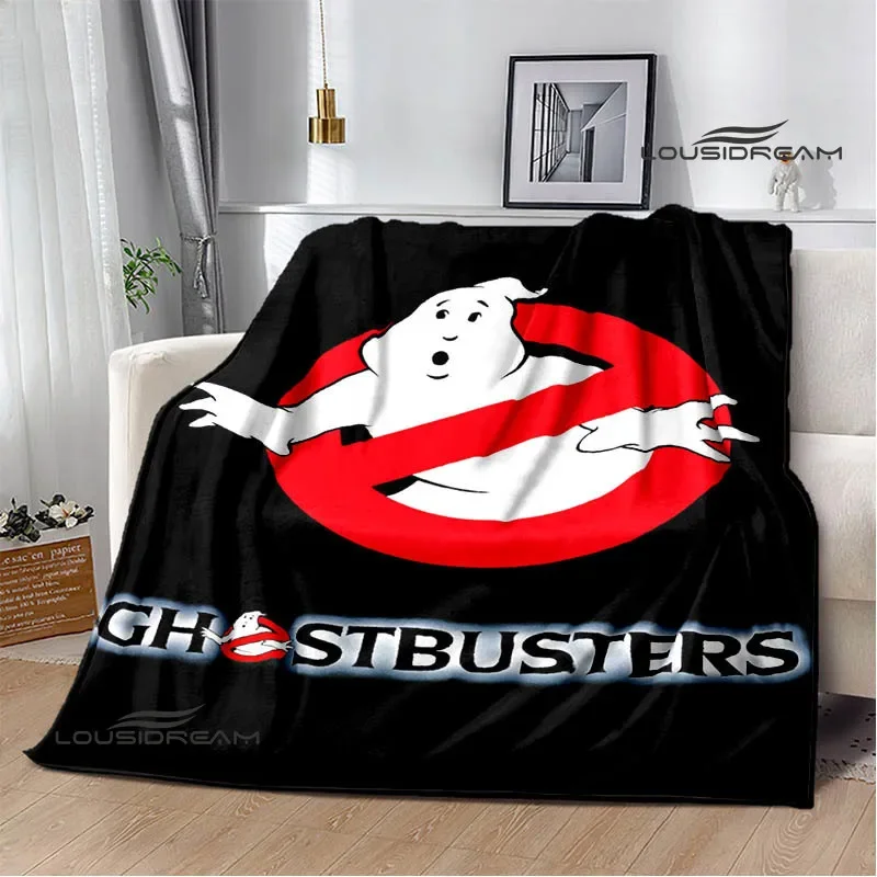 G-Ghostbusters Cartoon printed blanket Warm Flannel Blankets Soft and Comfortable Home Travel Blanket bed linings Birthday Gift