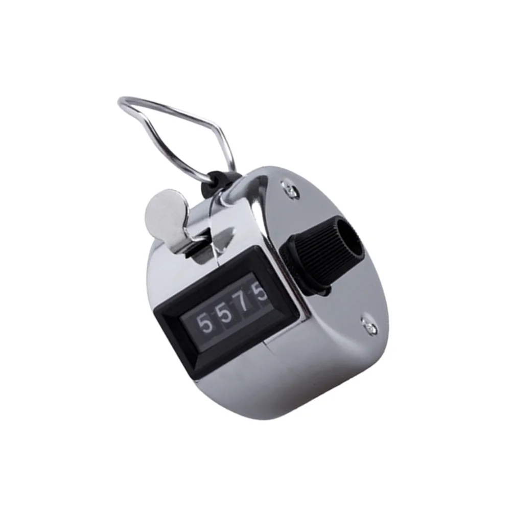 

4Pcs Metal Hand Held Tally Counter 4- Clicker Manual Number Counter for Punch Imprinter Machines 4 Tally