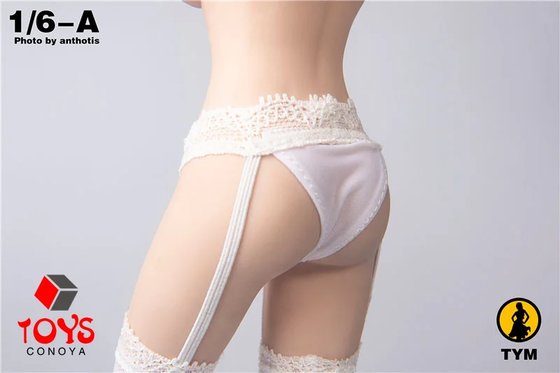 TYM024 1/6 أنثى مثير الحمالات جوارب طويلة الملابس الداخلية جوارب نموذج صالح PH TBL 12 بوصة الجندي عمل الشكل دمى الجسم