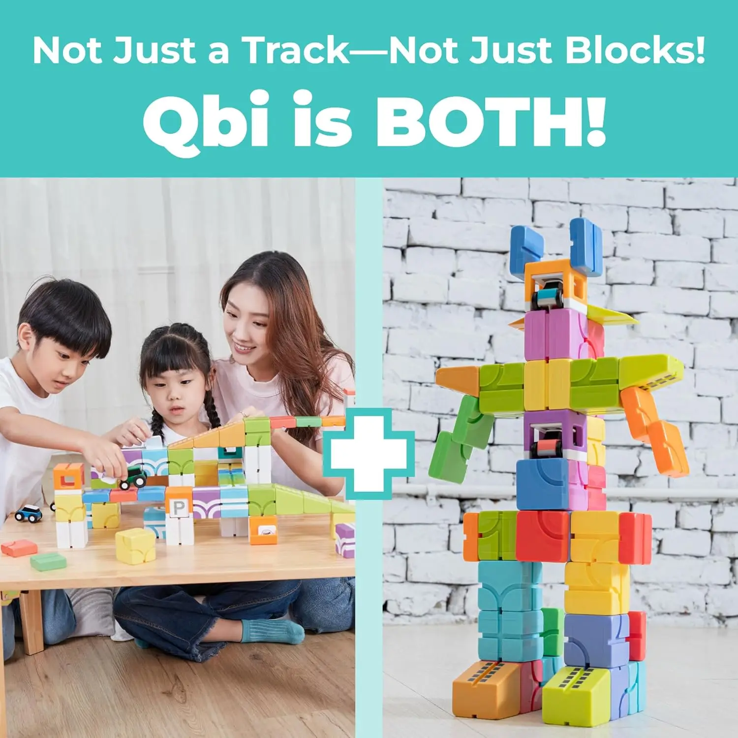 Juego de vías de bloques de construcción magnéticos para coche, 46 Uds., juguetes de aprendizaje STEM para niños de 4 a 8 años, bloques magnéticos sensoriales con 2 Push-and-go C