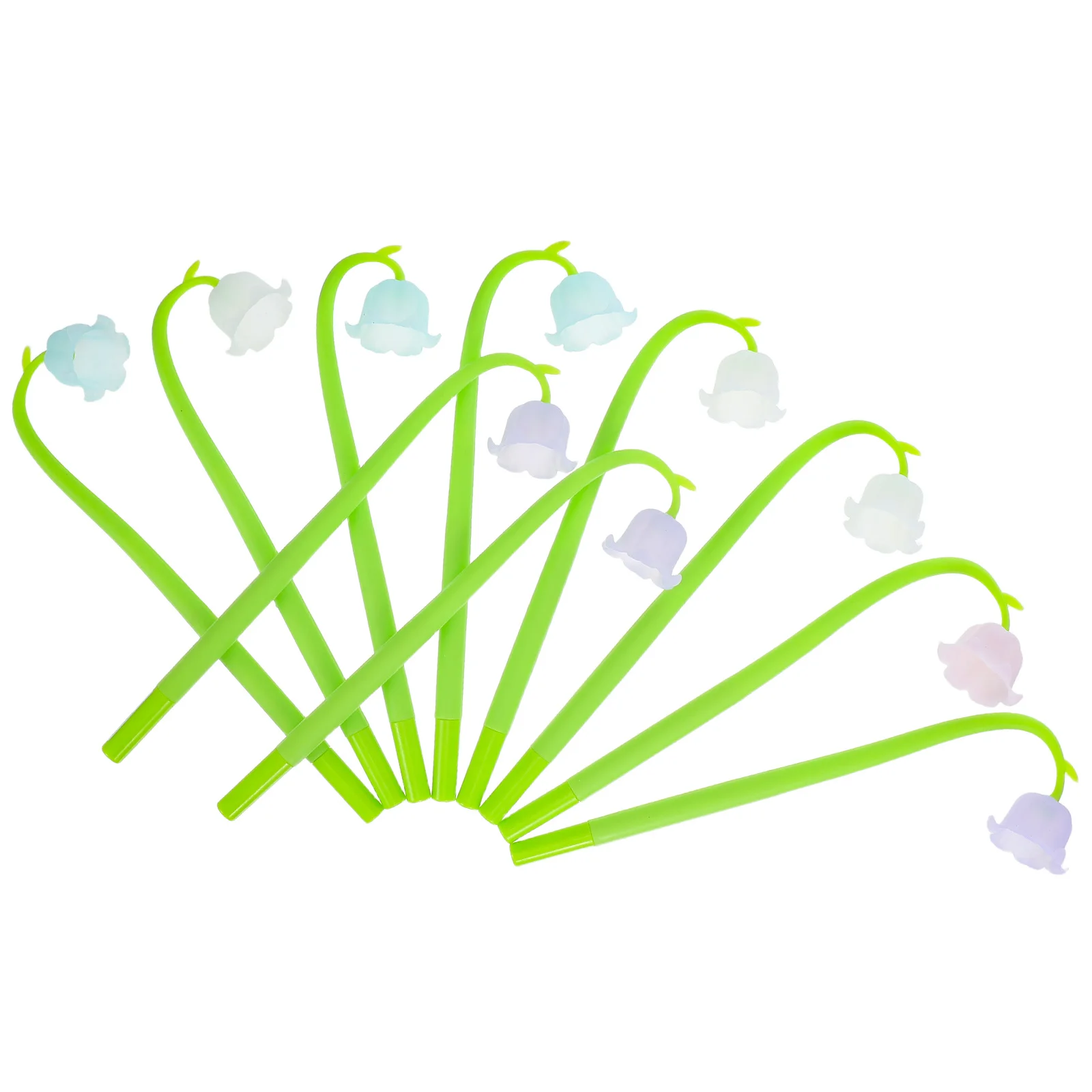 

10Pcs Flower Shape Gel Pens Lovely Lily of Design Multipurpose Writing Pens for Students Note Taking Office School