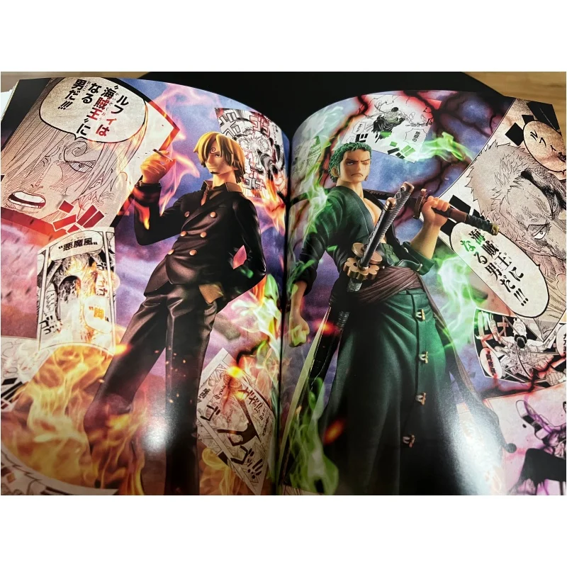 مجموعة واحدة من ملصقات المجلات الخاصة بالطبعة اليابانية ذات المجنحة المزدوجة لملصقات جبل سولون من King Koichiro Oda #3