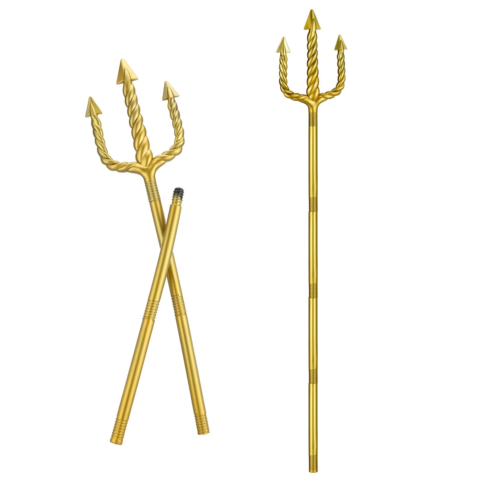 Style Halloween Trident Prop: Lightweight Devil Demon Costume Accessory For Adults Party Cosplay Stage