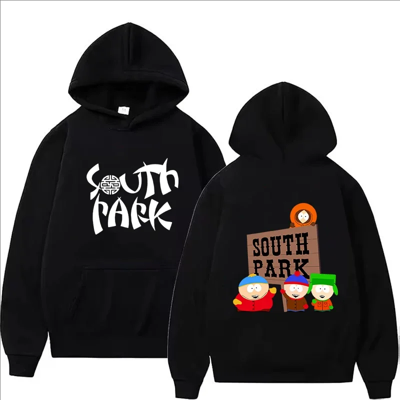 เสื้อฮู้ดแฟชั่น South Park สำหรับผู้ชายและผู้หญิง เสื้อกันหนาวสำหรับฤดูใบไม้ร่วงและฤดูหนาว เหมาะสำหรับใส่ในชีวิตประจำวัน กิจกรรมกลางแจ้ง วันหยุดพักผ่อน ออกกำลังกาย สวมใส่สบายๆ ทรงหลวม อุ่นสบาย ชุดกีฬา