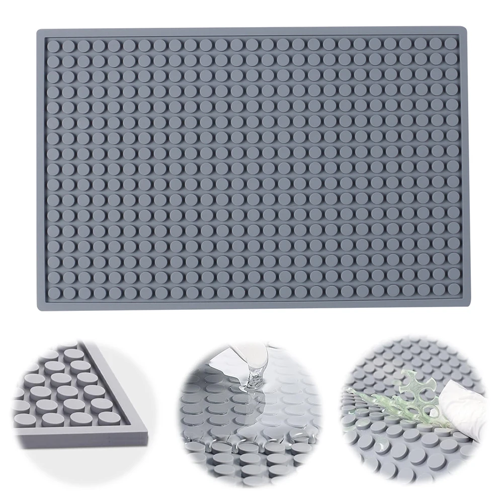 

Silicone Resin Collector Mat Heat Resistant Mat Placemat Non-Slip Pad for Resin Molds Epoxy Resin Cup Turner Kitchen Counter