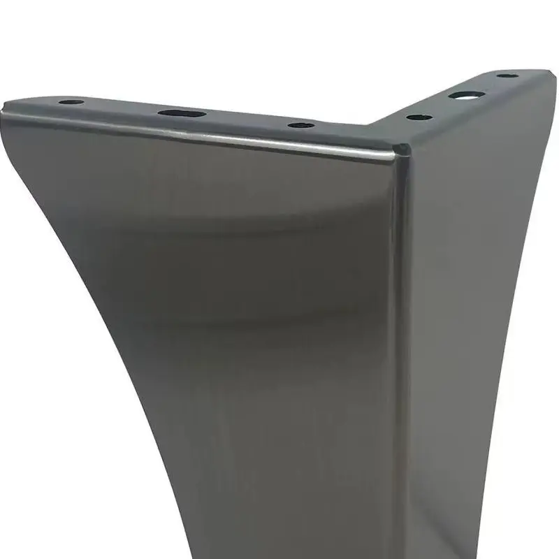 Furniture support feet - stainless steel material. Sofa feet, bed feet, cabinet feet, accessories, hardware feet. TV cabinet fee