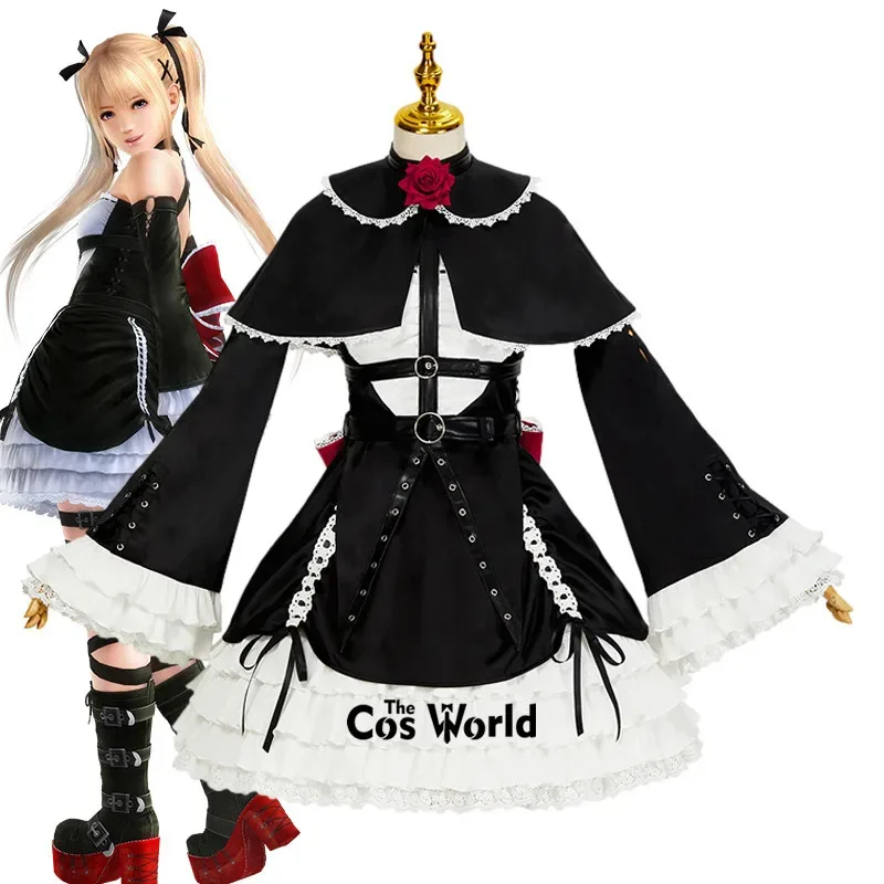 

Dead or Alive Marie Rose Платье Униформа Наряды Игры Костюмы для косплея