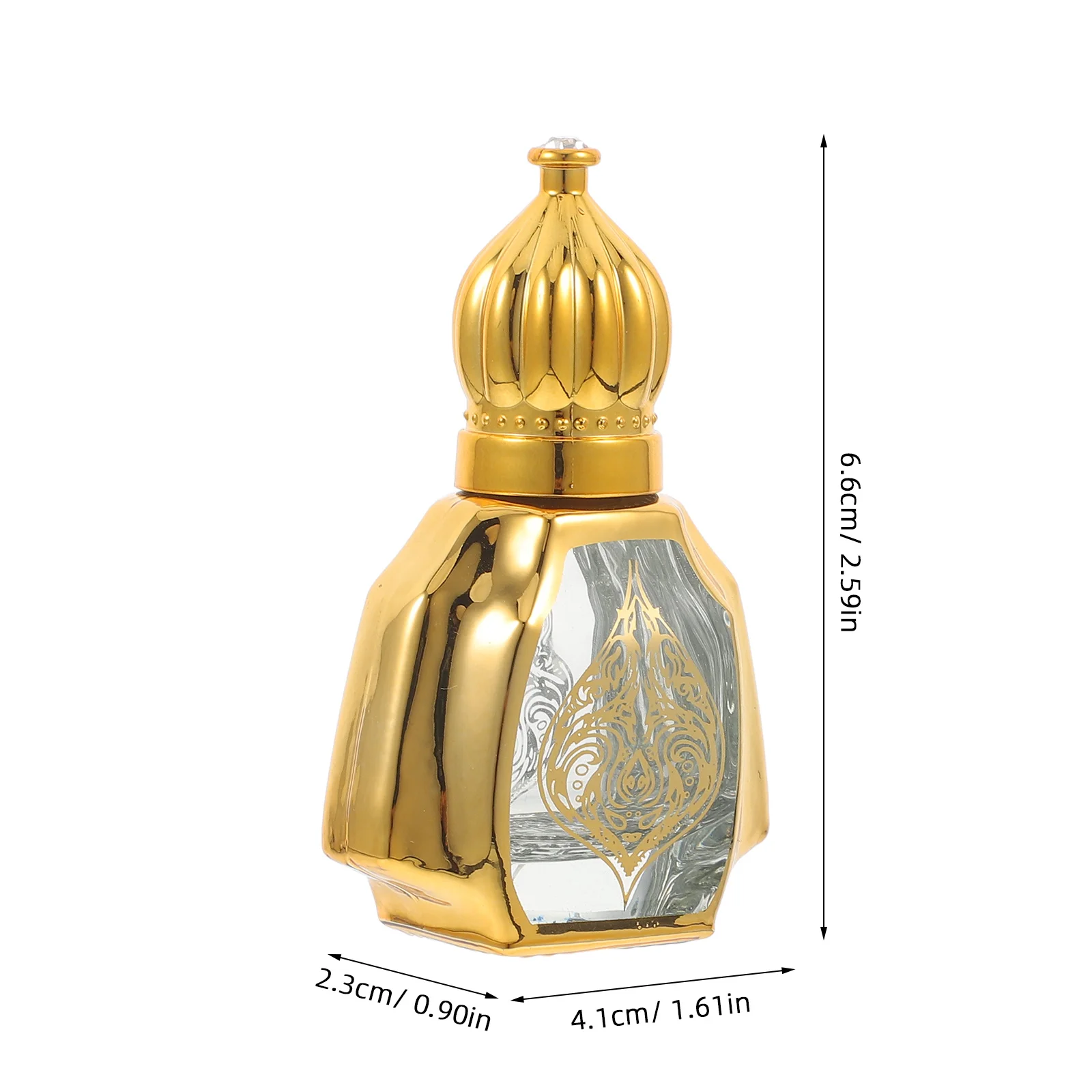 2 stuks glazen rolflessen compacte draagbare decoratieve parfumfles multifunctionele aroma-opslag reizen roll-on flessen