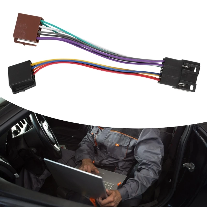 H3CE ABS Automotive Female Plug Connector Ensuring Reliable Audios System Performances On Rough Roads Adapter Cable Wiring