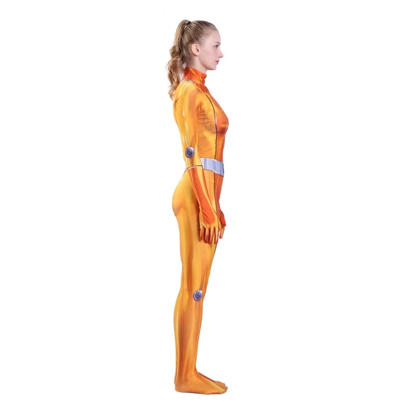 Totally Spies Cosplay Costume pour enfants et adultes, Zentai Everver, EOOSamantha Simpson cl ra, combinaison de batterie trempée, combinaisons pour femmes, filles