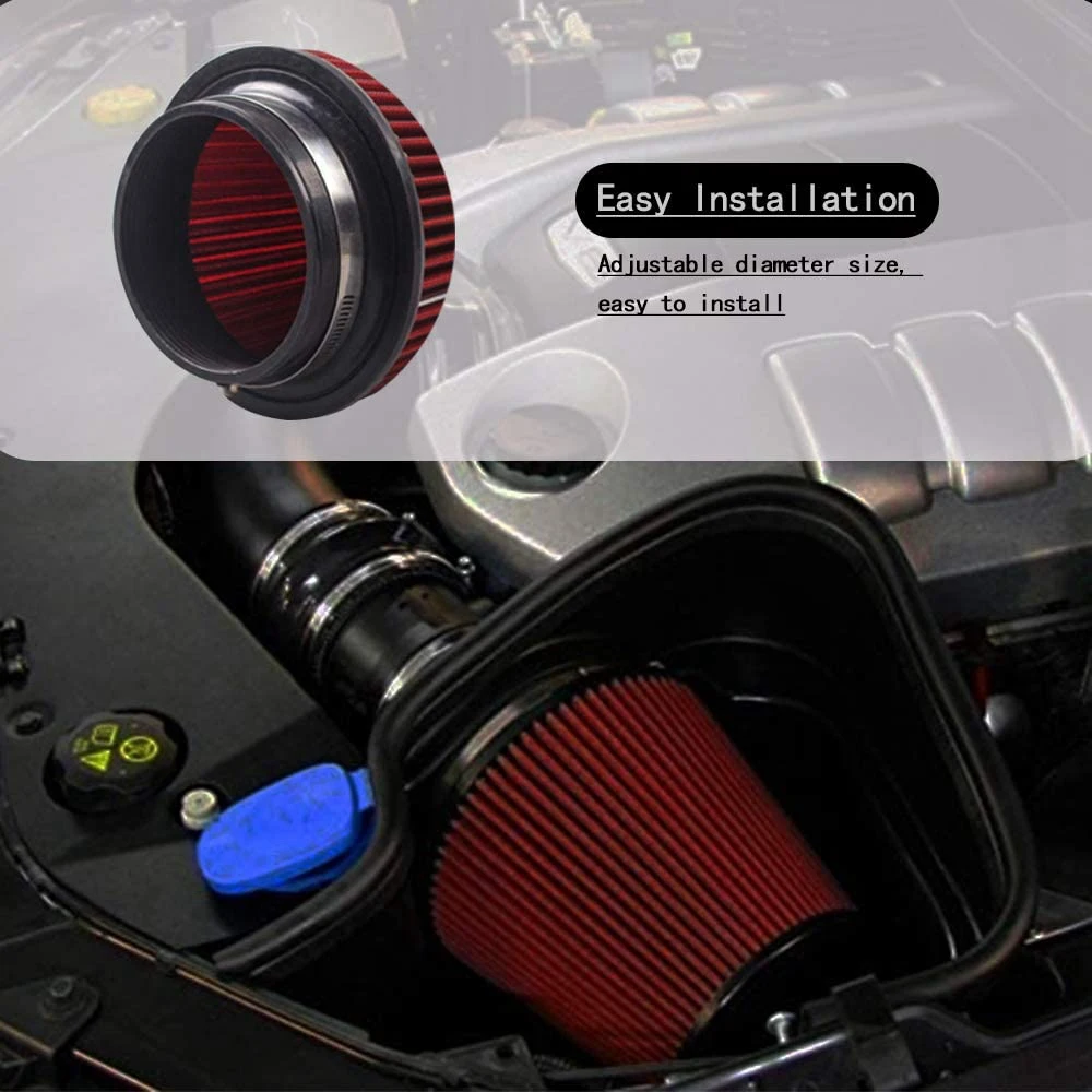4 INCH 100MM Universal Car Air Filter Mushroom Head Intake Air Filter Mushroom Head Air Filter