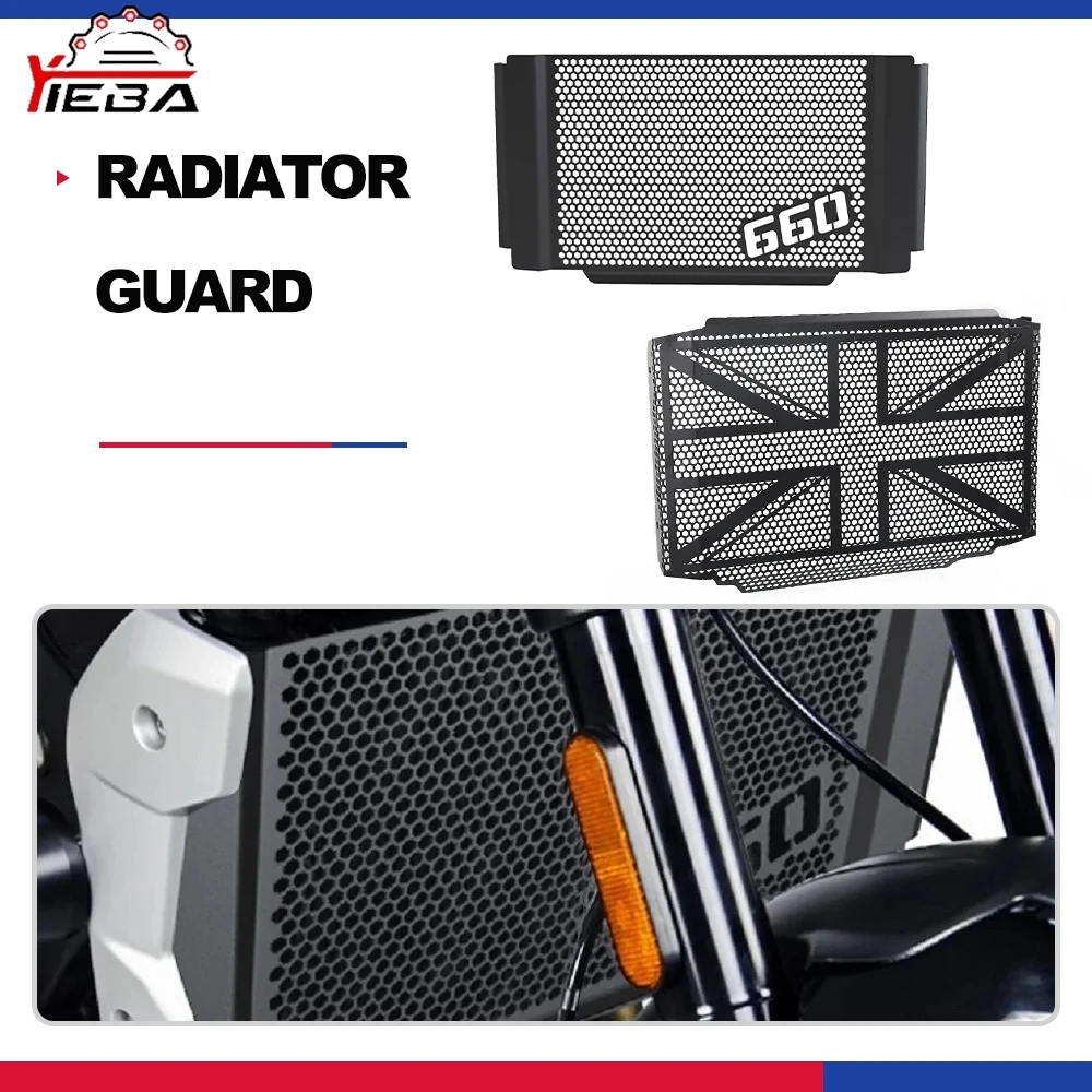 

For Trident 660 2021 2022 2023 2024 Trident660 Motorcycle CNC Aluminium Radiator Grille Guard Cover Protector Grill Accessories
