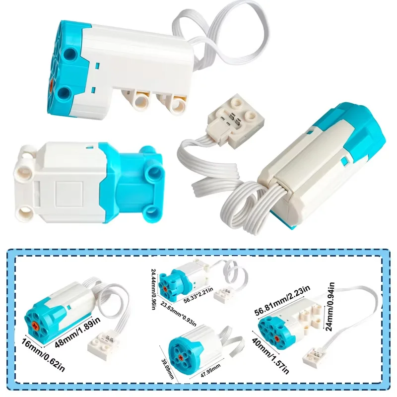 

1/2/4 шт. M/XL/L/серводвигатель, технология строительных блоков, детали для образования, двигатель «сделай сам», MOC, кирпичи, функция питания, игрушки, аксессуары