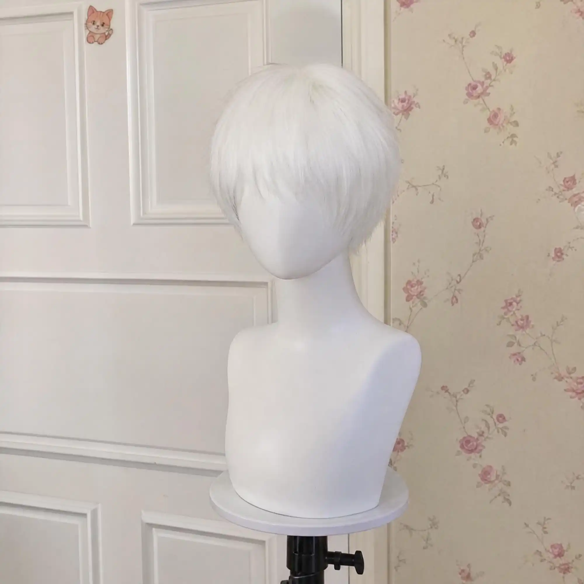 Black Short Anime Hair Costume Accessory The Summer Hikaru Died | Tsujinaka Yoshiki Cosplay Wig