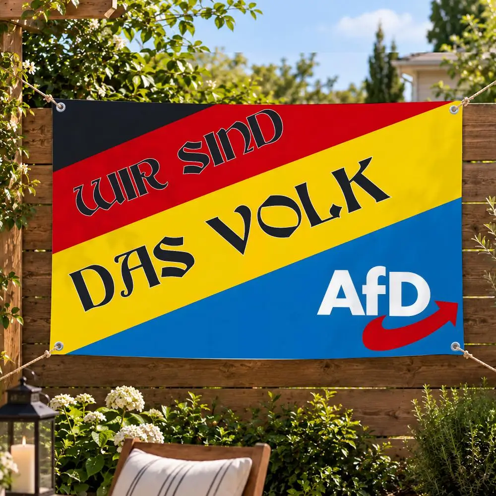 Brand A-Alternative Afd Germany Logo Flags Decorative Flag Banner Indoor Outdoor Garden Yard Patio Party Camping Wall Decor Gift