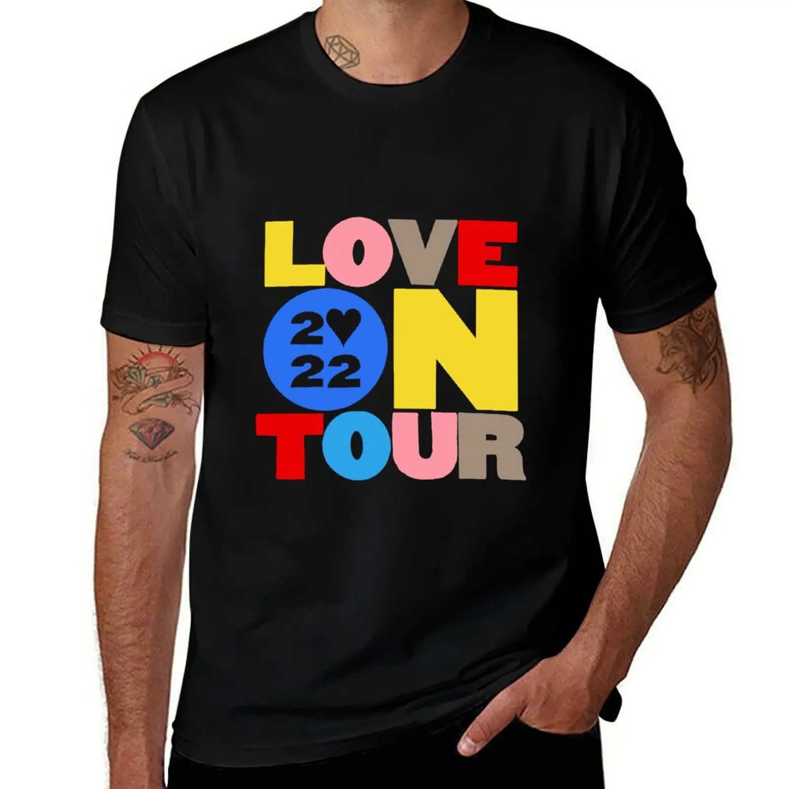 

graphic casual cotton for Love man man on Logo t shirts man Tour 2022 for shirt T-Shirt t shirts t funny pack