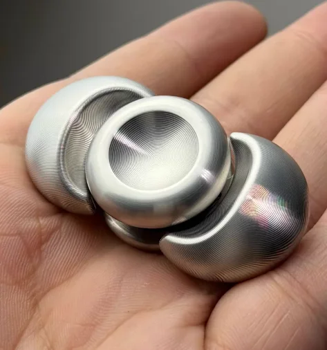 

USED EDC Wanjie EDC edan air gyro two egg gyro EDC decompression toy