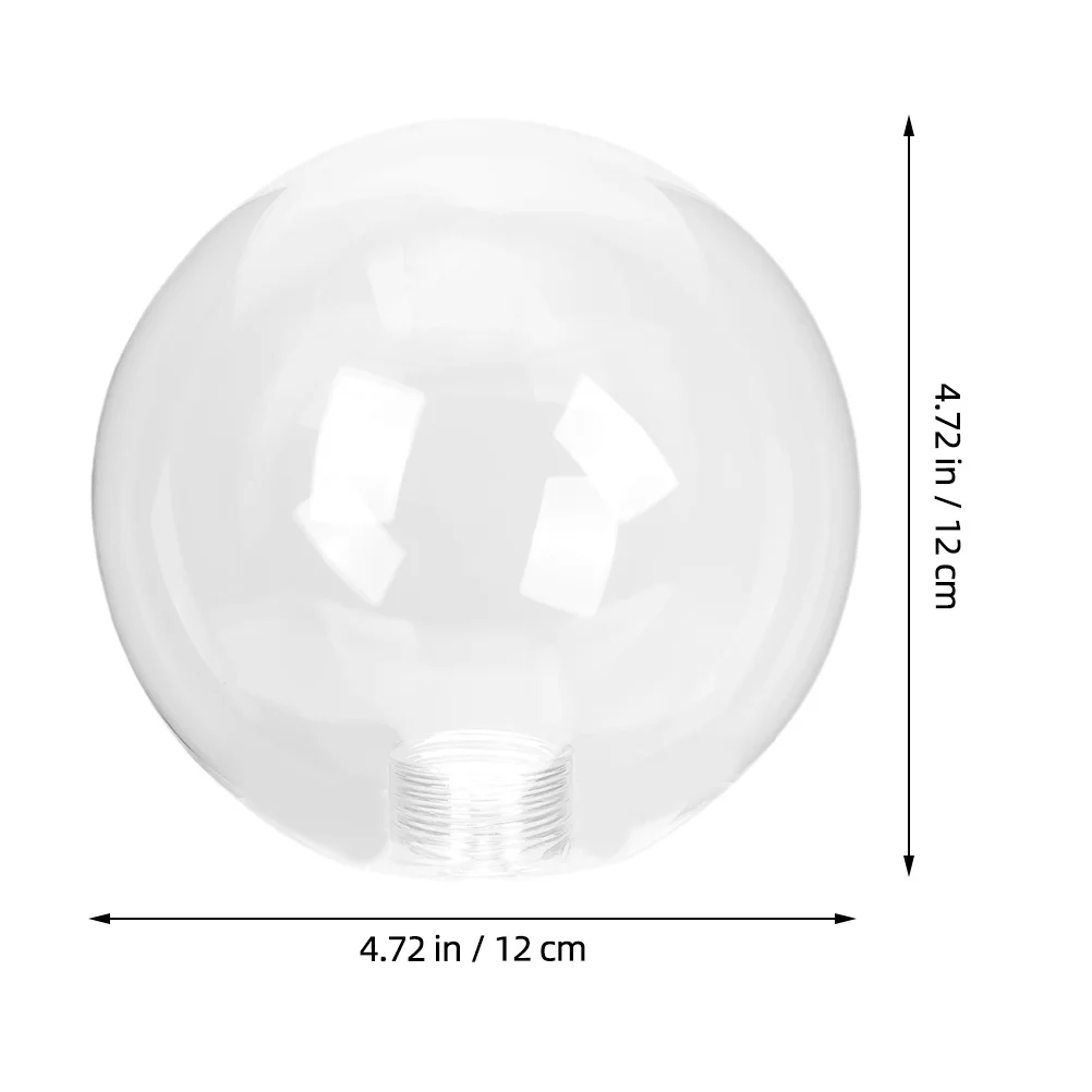 شكل السقف البوهيمي الشفاف جولة صغيرة غلوب غطاء مصباح المجال ضوء الزجاج الشفاف