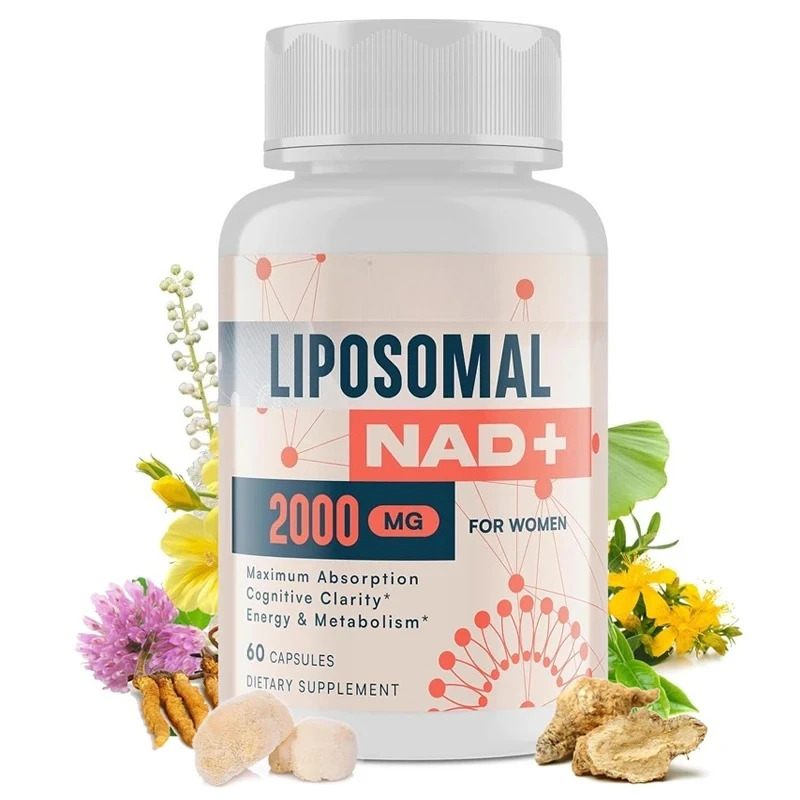 

2000 мг NAD + капсулы, содержащие южноафриканские пьяные баклажаны, мака, черный кохош, листья гинкго, когнитивная ясность, антивозрастной