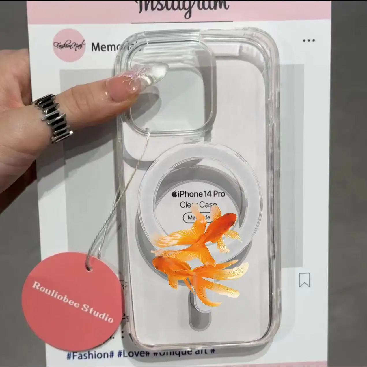 

Clear For Magsafe Magnetic Wireless Charging Phone Case For iPhone 17 16 15 14 13 12 11 Air Pro Max Transparent Shockproof Cover