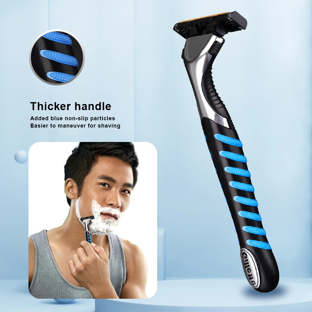 Experience Smoothness Traditional Manual Shaver For Men Sharpness Metal Shaving Blades Safety Shaver