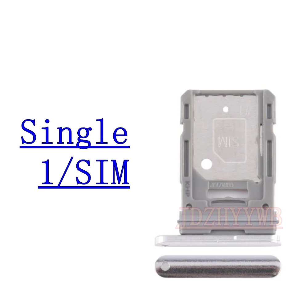 Dual Single Chip SIM Card Tray For Samsung Galaxy S20 FE S20FE 5G G780F G780G G781V G781B G781N Phone SIM1 + SIM2 Card Tray Part