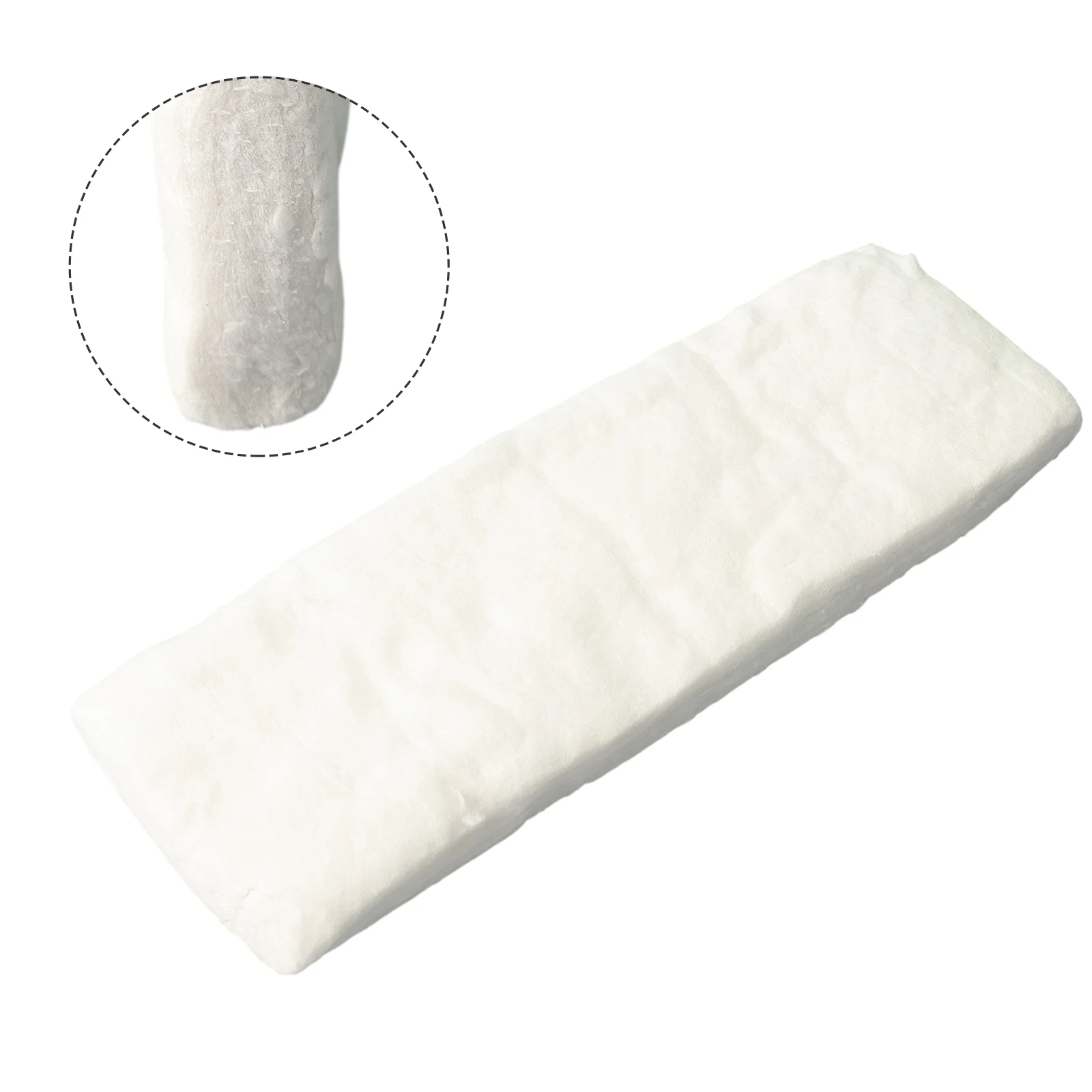 Spacer Ceramic Sponge For Fireplaces 1206℃ 1PC Accessories Replacement White Color Easy To Use High Temperature