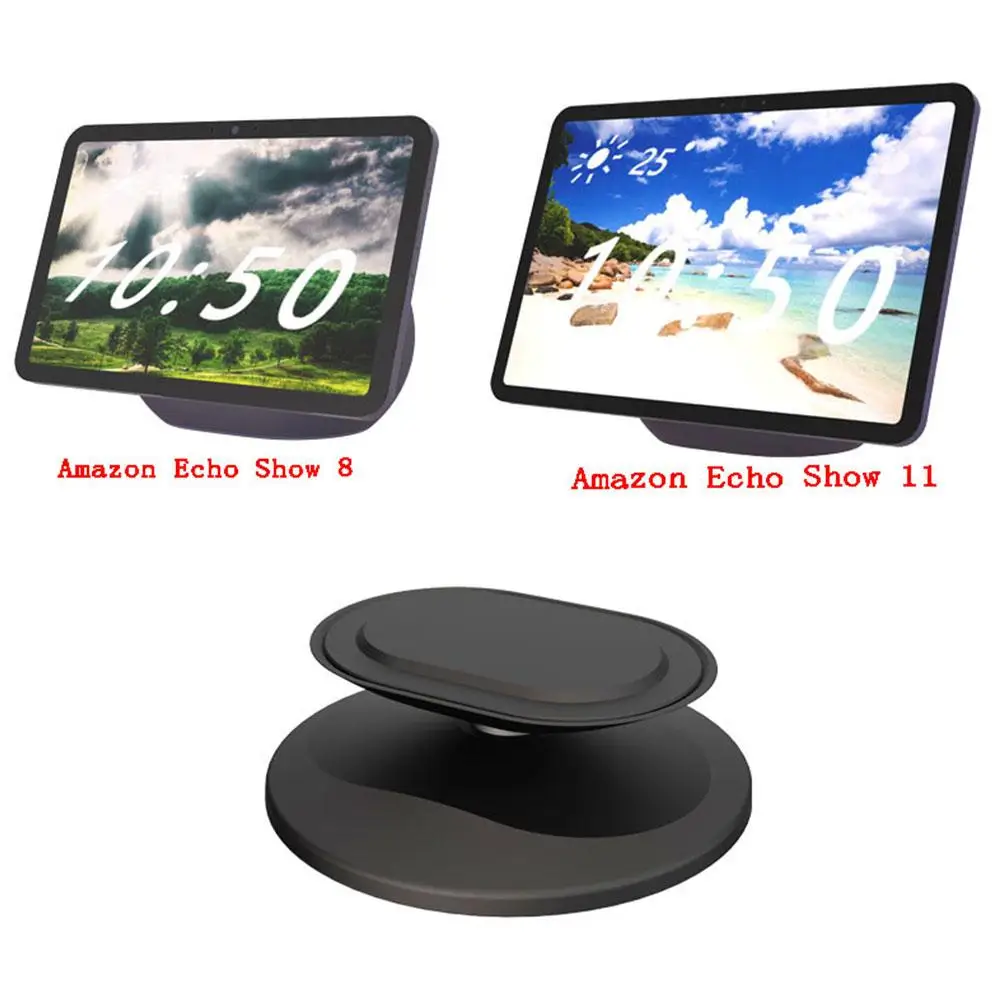 Swivel Magnetic Stand For Amazon Echo Show 8 & 11 Adjustable Anti Slip Desktop Stand Holder Accessories view 5