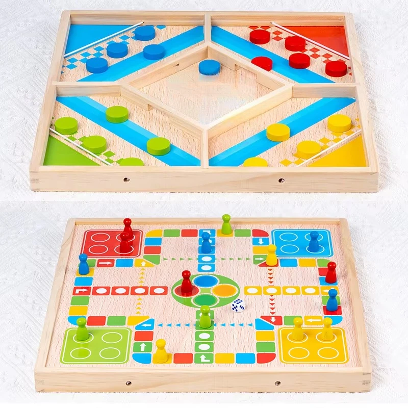 2 in 1 Flying and Bouncing Chess Fun Educational Table Games Toys Interactive Parent-Child Battle Made of Durable Plastic