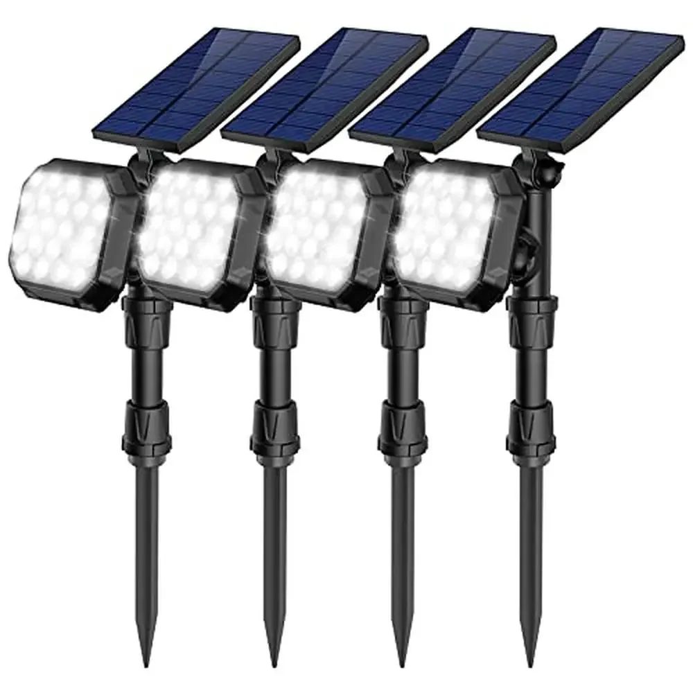 Solar Outdoor Lights 22 LED 700 Lumens Landscape Spotlight Security Lamps IP65 Waterproof Yard Garden Pool ABS Plastic Solar